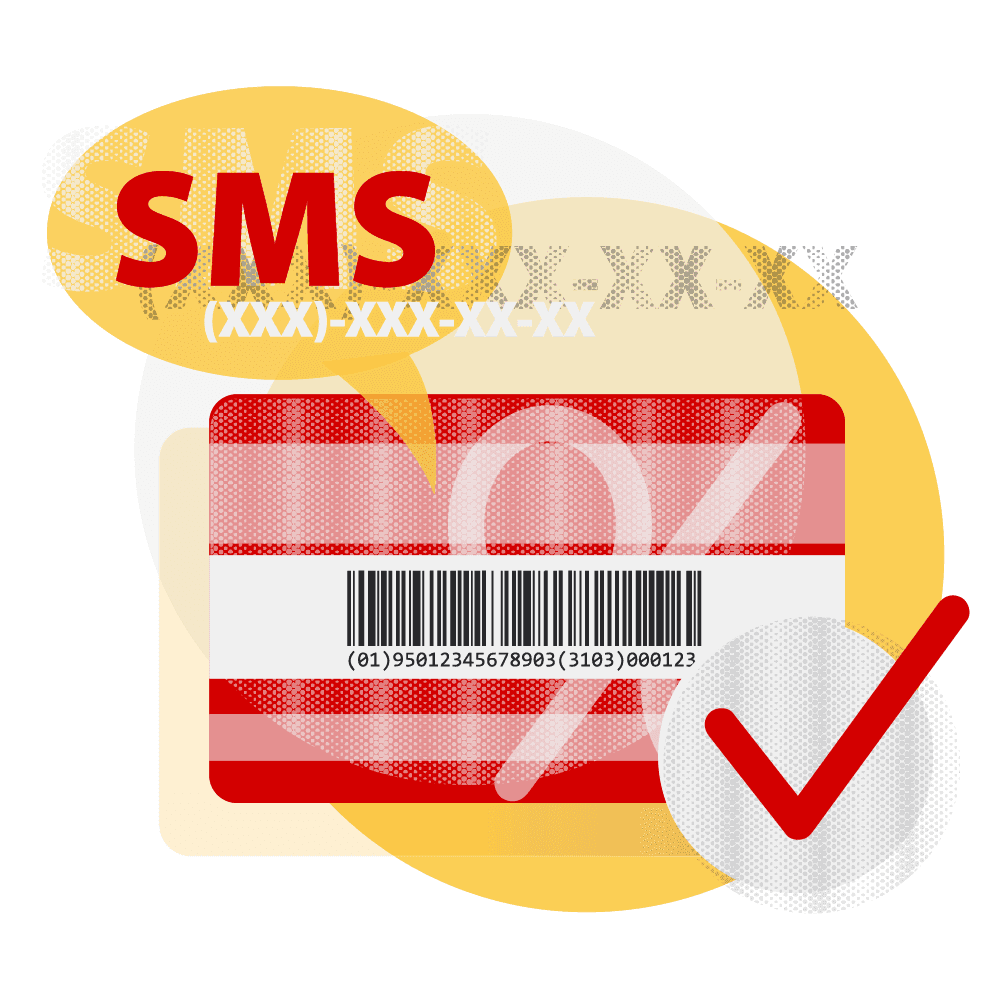 Верифікація дисконтної картки через смс (код 056)