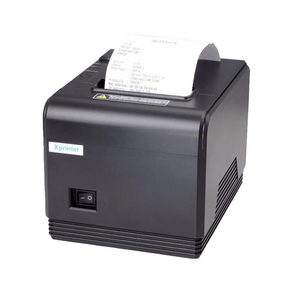 Принтер чеків Xprinter XP-Q200 USB+Ethernet